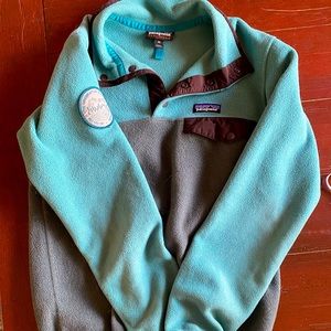 Patagonia x REI conservation Synchilla Snap-T Fleece Pullover